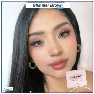 Lens FreshLady Glimmer Brown (NL023A)