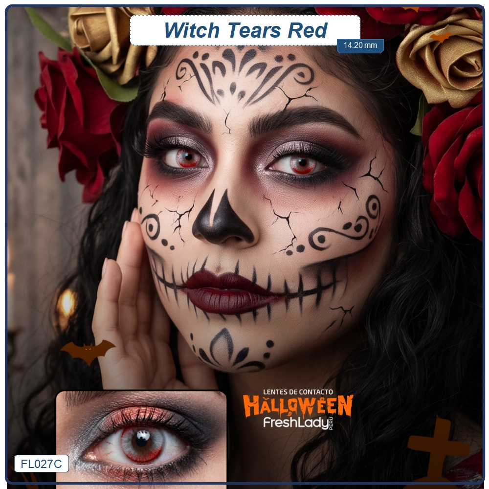 Lente Witch Tears Red (FL027C)