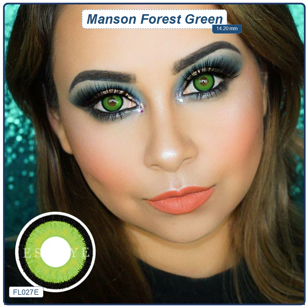Lente Manson Forest Green (FL027E)