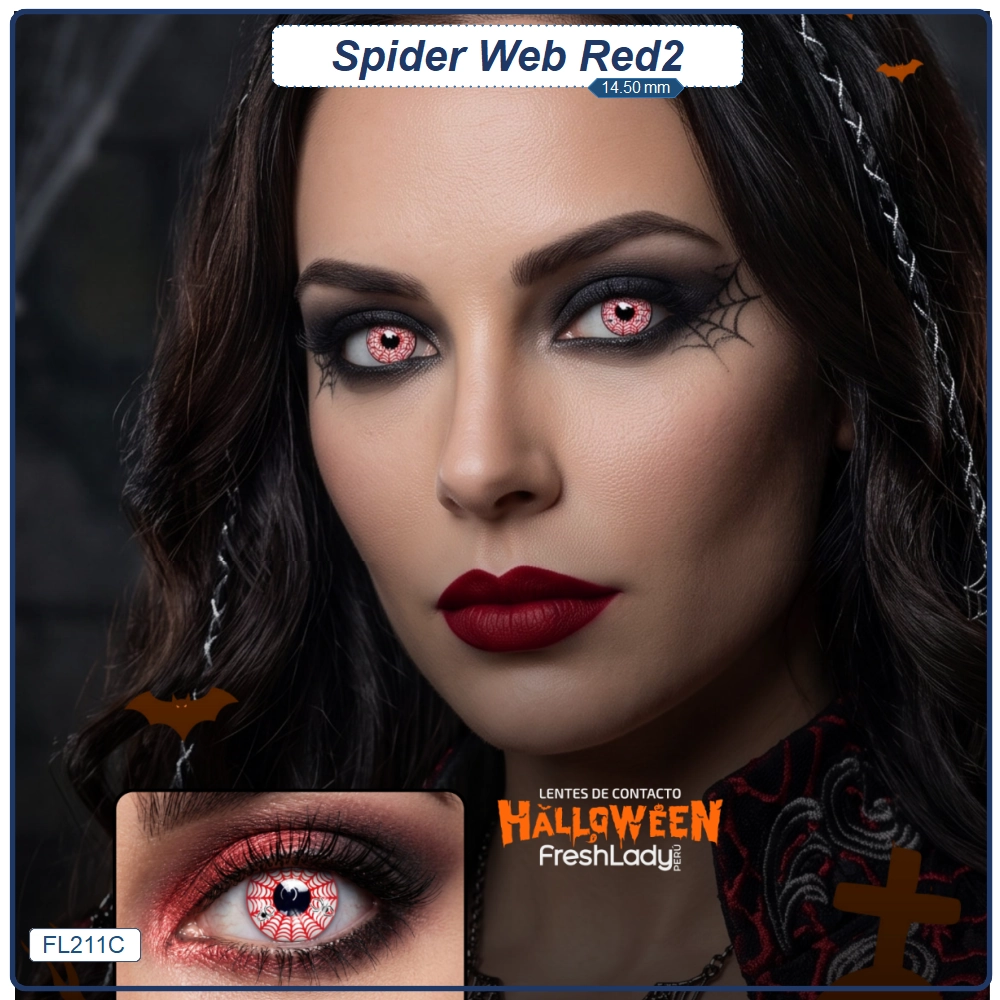 Lente Spider Web Red2 (FL211C) - Image 2