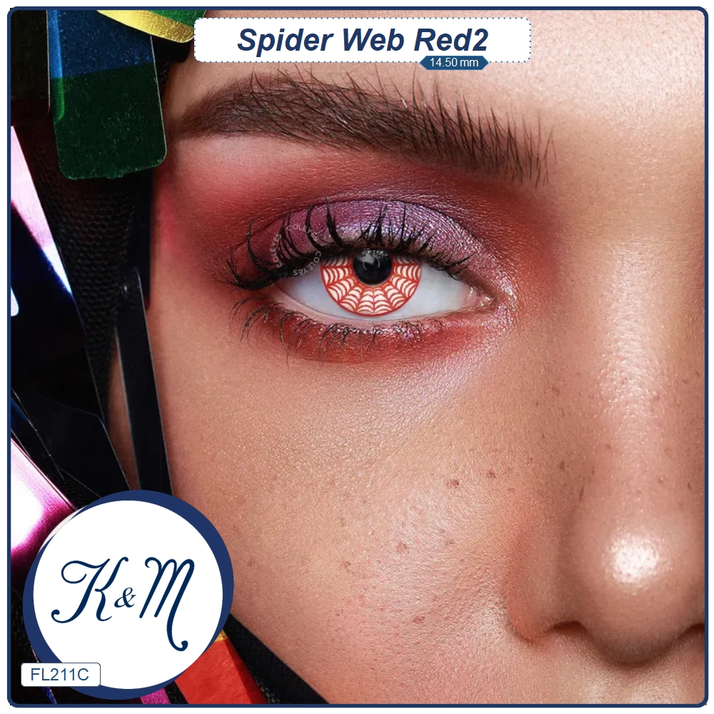 Lente Spider Web Red2 (FL211C)